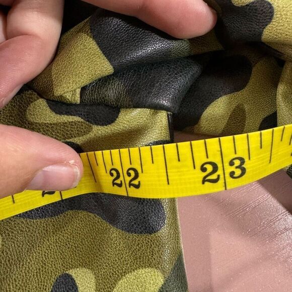 MICHAEL KORS Camo Moto Faux Leather Jacket - Picture 8 of 8